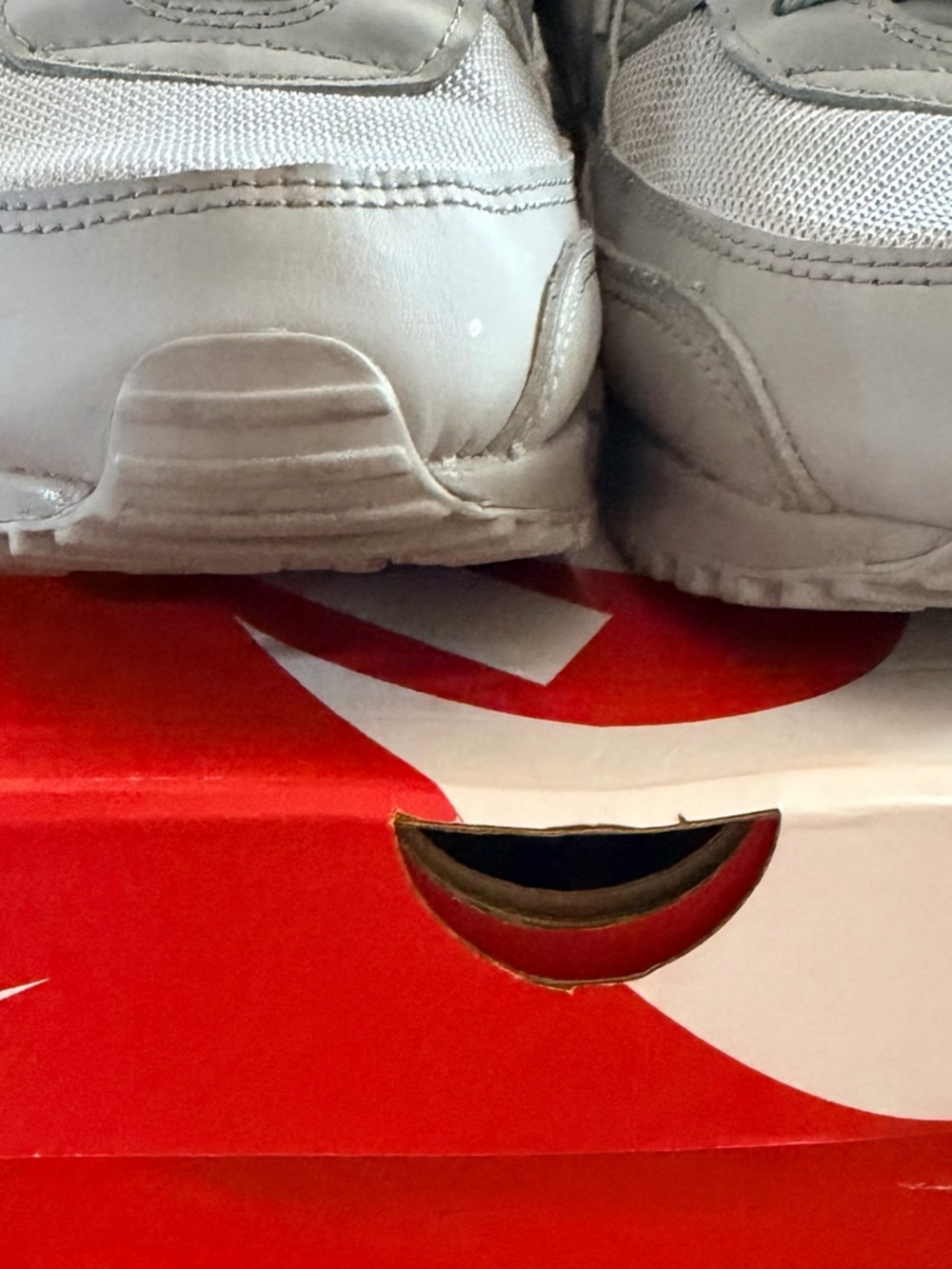 Nike Light Gray Air Max Low-Top Sneakers - Picture 5 of 6